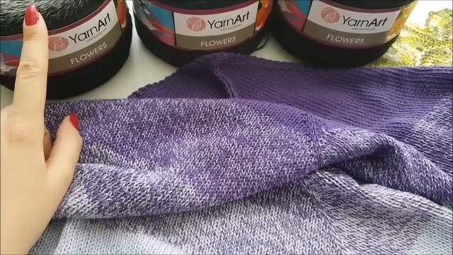 Обзор пряжи YarnArt Flowers. смотреть онлайн