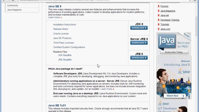 《Java SE 8 技術手冊》影片示範：下載JDK смотреть онлайн