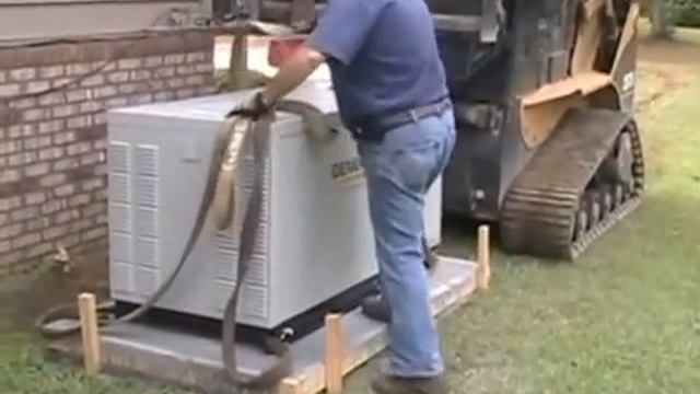 Установка газового генератора Generac 22 KW
