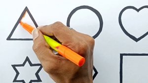 Learn shapes Drawing, Painting, Coloring challenge for kids and toddlers | Magic Fingers Art