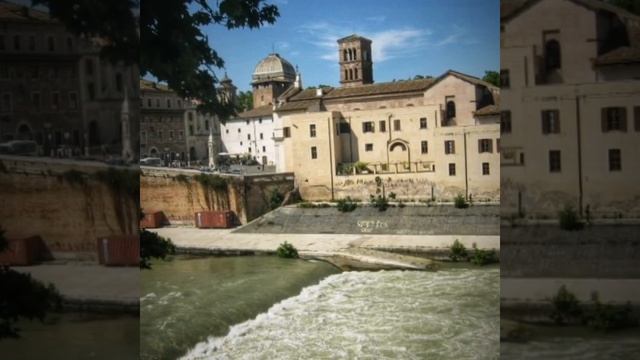 Рим. Вечный город. Италия. Остров Тиберина. #Italy #Roma #Италия #Рим смотреть онлайн