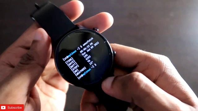 MyLinux Watch Face For Amazfit Gtr 2e. смотреть онлайн