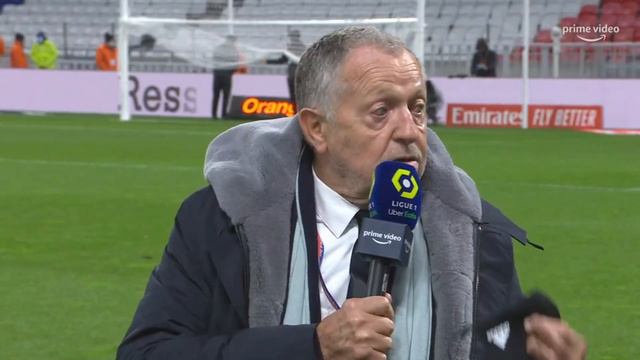 Les réactions de Jean Michel Aulas et Pablo Longoria après les incidents de Lyon - Marseille смотреть онлайн