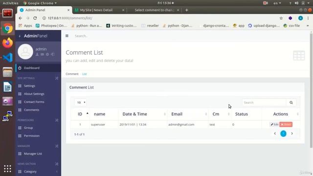 Confirm Comments | Python and Django смотреть онлайн