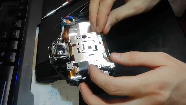 Ремонт стабилизатора Sony a alpha 58. Ошибка фотоаппарата ERROR/ Stabilizer repair смотреть онлайн