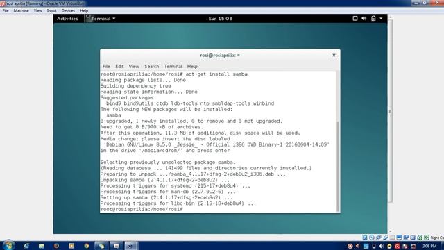 Tutorial Instalasi Samba di Debian 8 #Rosi смотреть онлайн