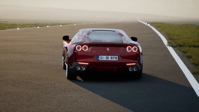 Lumen and Unreal Engine 5 real time Ferrari racing cinematic test (No sound) смотреть онлайн