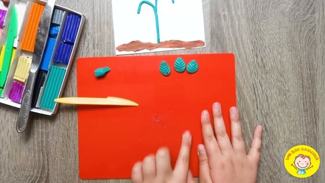 КЛУБНИЧКА из пластилина. Урок 171. Тема : "Клубничка" - лепка смотреть онлайн