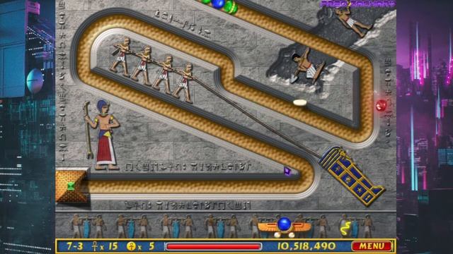 Luxor Amun Rising (2005) | Adventure [Expert] - Stage 7 [Ritual Purification] смотреть онлайн