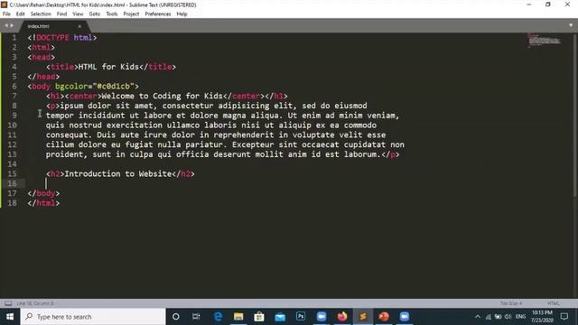 Coding for Kids HTML CSS Python FREE Course 03 Karachi Lahore Pakistan Dubai смотреть онлайн