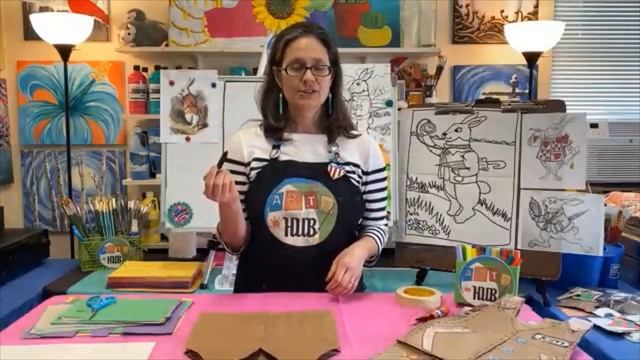 3/28/20 Craft Project Video #1- Paper Bag Vest смотреть онлайн