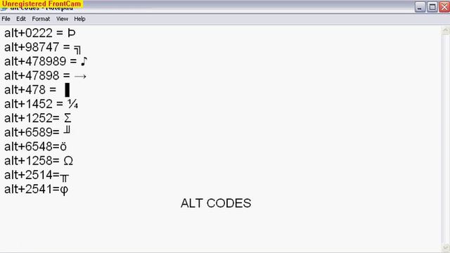 alt codes смотреть онлайн