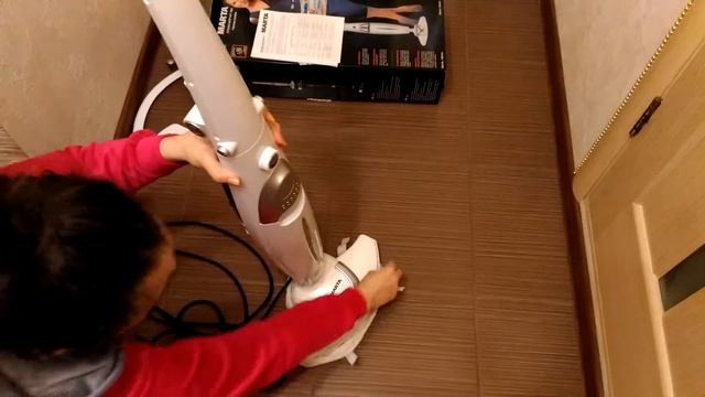 ОНЛАЙН ТРЕЙД.РУ Паровая швабра Marta MT-1180 белый/серебро
