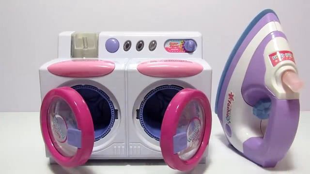 Twin Tub Toy Washing Machine With Iron Laundry Playset Unboxing And Review