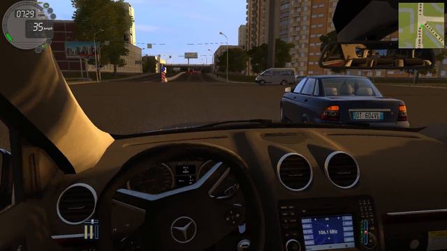 City Car Driving 1.5.1 Mercedes-Benz ML63 AMG + Driving Force GT смотреть онлайн
