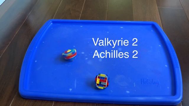 Epic battles! Brave Valkyrie vs Infinite Achilles | LEGO beyblade battles смотреть онлайн