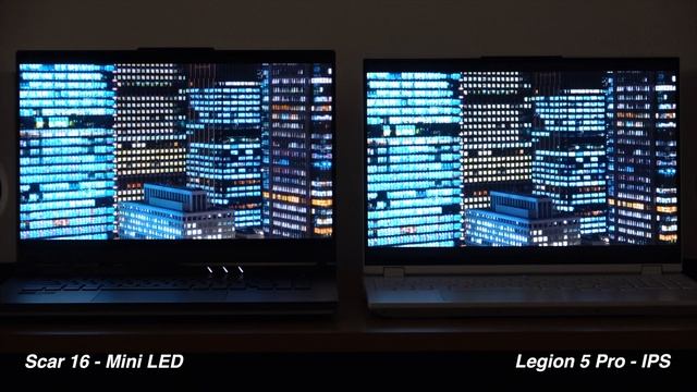 Mini LED vs IPS - Scar 16 vs Legion 5 Pro смотреть онлайн