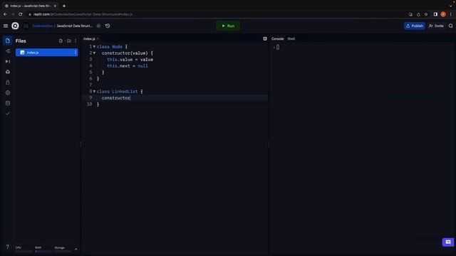 JavaScript Data Structures - 14 - Linked List Class смотреть онлайн
