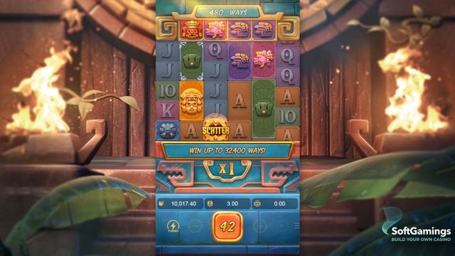 PG Soft - Treasures of Aztec - Gameplay Demo смотреть онлайн