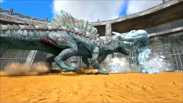 Ark Survival - PATAGON SPINO vs ALPHA TREX/CARNO/RAPTOR and many more [Ep.372] смотреть онлайн