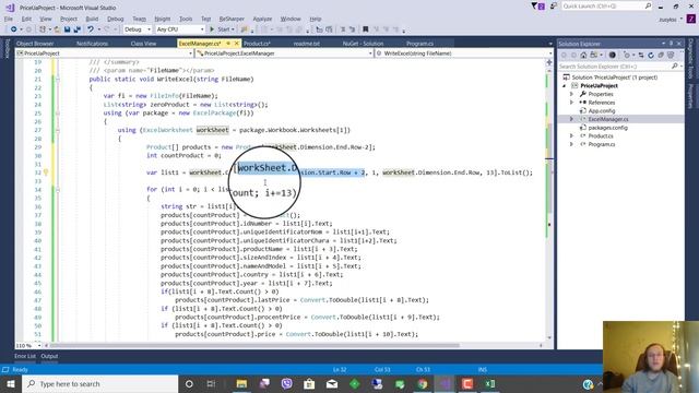 УРОКИ ОТ ТОП ФРИЛАНСЕРА! ПИШУ ПАРСЕР НА C# УРОК №1 ПАРСИНГ ЕКСЕЛЬ ФАЙЛА ИСПОЛЬЗУЮ ЛИБУ EPPlus смотреть онлайн