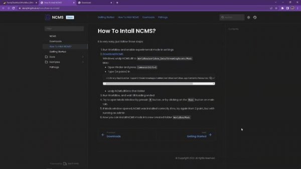 How To Install NCMS Mods