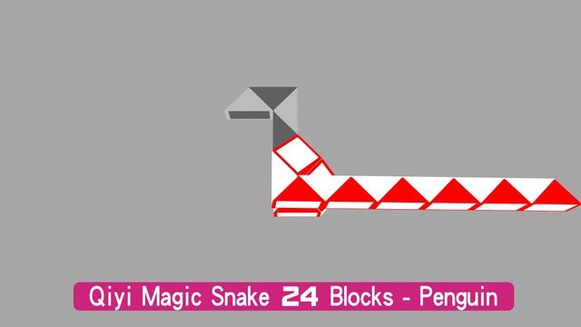 Qiyi Magic Snake Tutorial 24 Blocks - Penguin смотреть онлайн