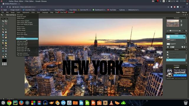 Put Image inside text PIXLR Editor | Text effect Tutorial смотреть онлайн