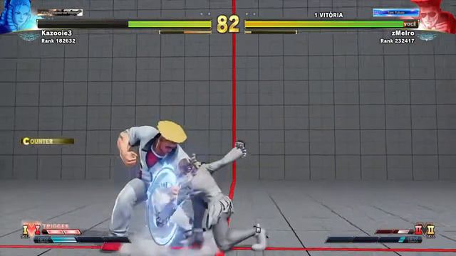 STREET FIGHTER V : Guile VS Karin - Usando uma variação diferente смотреть онлайн