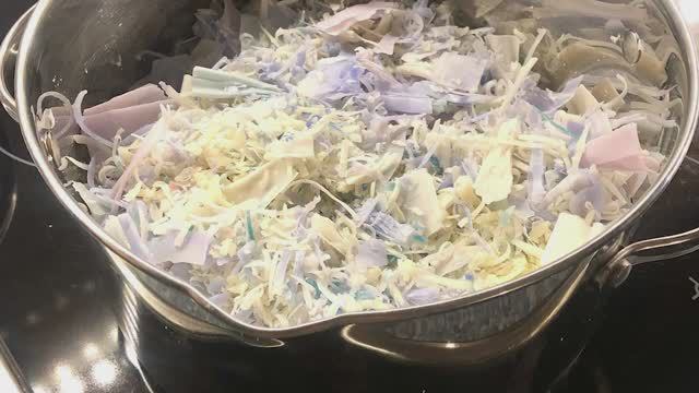 Высаливание мыльных остатков