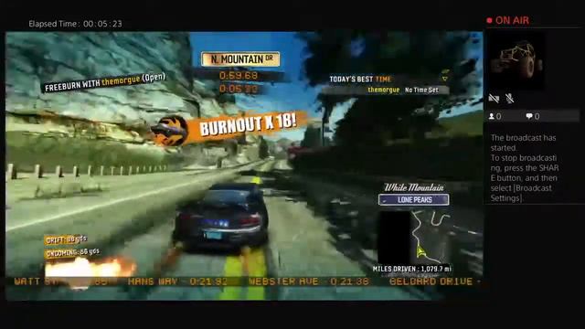 Burnout Paradise Remastered Live смотреть онлайн