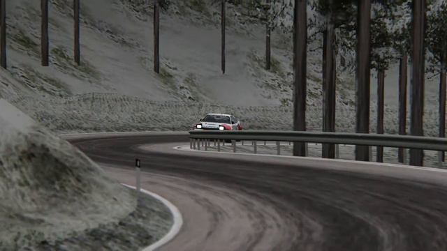 Assetto Corsa Trento Bondone snow Celica TS 185 смотреть онлайн