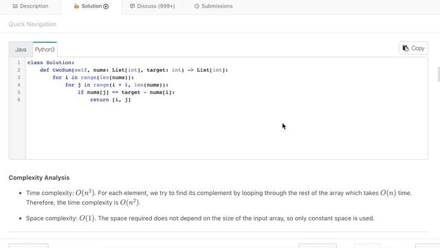 LeetCode - 1: Two Sum смотреть онлайн