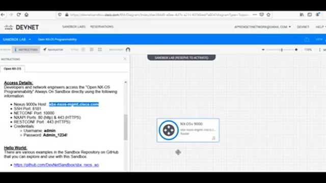 Configuracion de Nexus 9000v de Cisco DevNet con Python usando Nornir смотреть онлайн