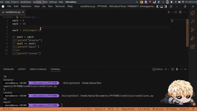 Conditions in Python || Learn Python Programming смотреть онлайн