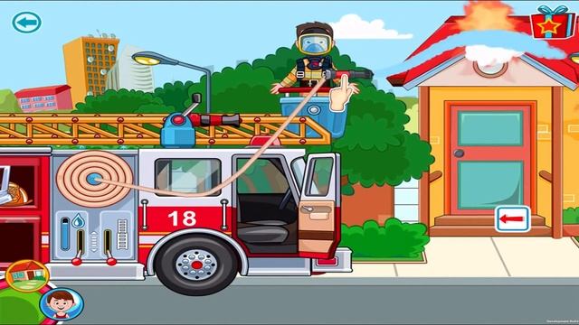 My Town : Fire station Rescue - Game Trailer смотреть онлайн