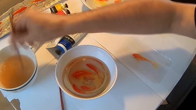 Goldfish 3D Painting in Resins ( LAYERS EXPLAINED ) смотреть онлайн