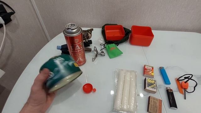 Мой набор для разведения костра и готовки пищи. смотреть онлайн