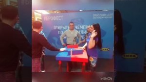 Ирина Гладкая - разрушительница мужского самолюбия [Instagram Армрестлеров]