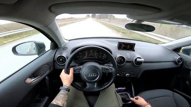 2011 Audi A1 8X 1.4TFSI 122hp | POV Test Drive смотреть онлайн