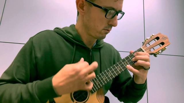 “Canoe Song” for Solo Ukulele | original arrangement | Played On A Flight Victoria Concert ukulele смотреть онлайн