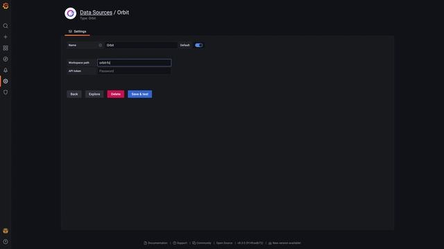 Getting started with the Orbit data source for Grafana смотреть онлайн