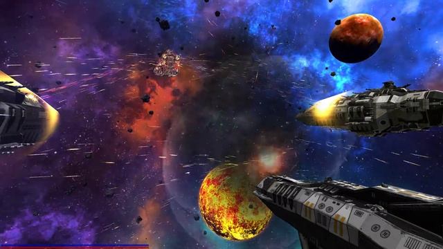 Disputed Space - Pre-Alpha Gameplay Demo - May 28 2015 - Large Battle смотреть онлайн