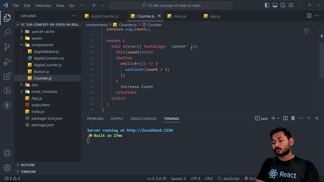 How State Works in React – Explained in Depth | The Complete React Course | Ep.12 смотреть онлайн