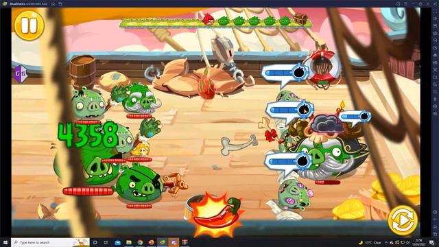 Angry birds epic Playing as 6 pigs in a battle! смотреть онлайн