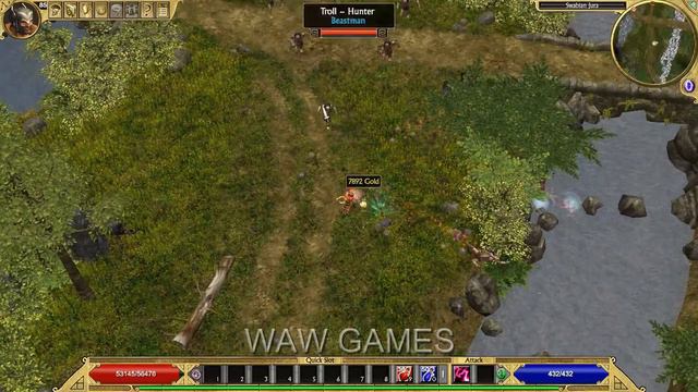 TITAN QUEST Talk To The Lookout On Lemberg Mountain
