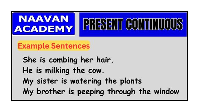 Tenses in Tamil Part 2 Present Continuous смотреть онлайн