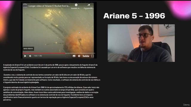Dominando os Testes em Java ##02 Ariane 5 (1996): Um foguete que explodiu por falha sistêmica смотреть онлайн