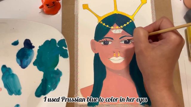 ✨Trying out Vallejo Acrylic Gouache |Paint With Me ✨ смотреть онлайн