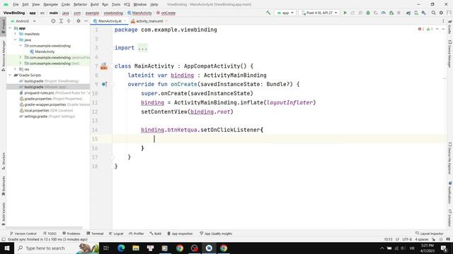Sử dụng Viewbinding [ Android Kotlin ] смотреть онлайн
